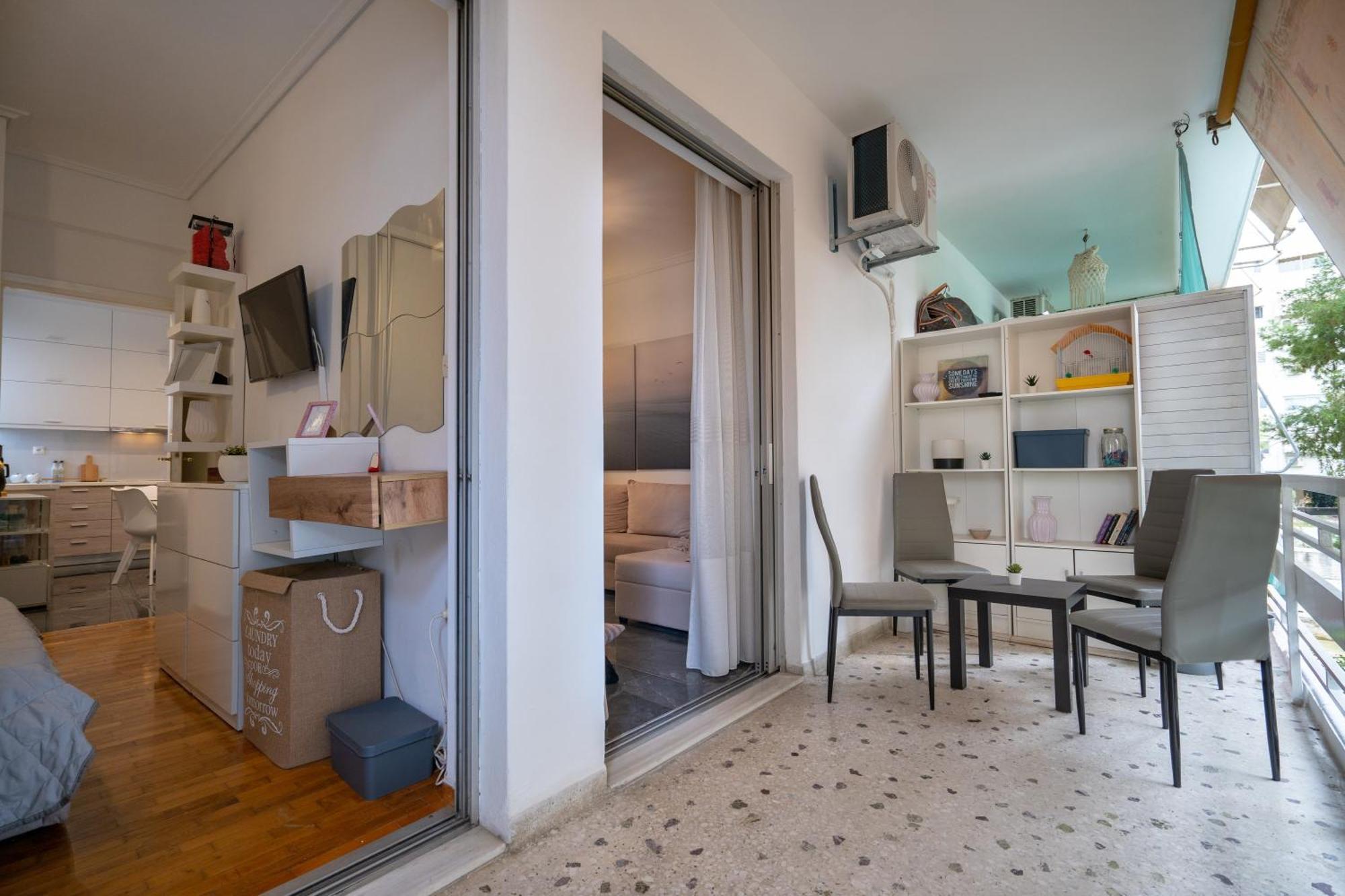 Neo Irakleio Train St. 1 Bedrm 4 Pers. Apartment Athens Exterior photo